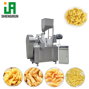 Línea de Producción Automática de Palitos de Maíz y <span class=keywords><strong>Cheetos</strong></span>, Extrusora de Doble Tornillo para Fritura y Horneado, Máquina de Snacks de Maíz en Espiral - Product Image 2