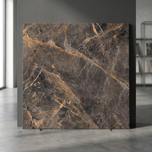 Carreaux de porcelaine émaillée numérique à imprimé marbre à prix abordable 1200x1200mm Dalles de sol brillantes - Product Image 2