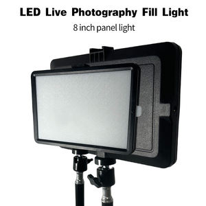 Pannello LED Professionale Dimmerabile 2700K-3500K, Luce Video Portatile in Plastica 10W 12 Pollici, Lampada Piatta per Studio Fotografico, Trucco, <span class=keywords><strong>YouTube</strong></span> - Product Image 4