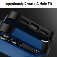 Étui de téléphone portable hybride antichoc 2-en-1 en TPU et PC pour 17 Pro Max et autres modèles, design IMD tendance