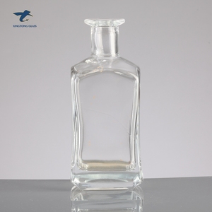 Botella de licor de alcohol de cristal azul vacía personalizada 50ml 200ml 750ml whisky <span class=keywords><strong>vodka</strong></span> Tequila - Product Image 1