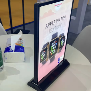 <span class=keywords><strong>Caja</strong></span> de <span class=keywords><strong>Luz</strong></span> Recargable de Escritorio con Batería de Ultra Larga Duración, Doble Cara, para Mostrador, Lista de Precios, Exhibición de Productos - Product Image 4