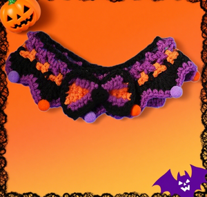 Nuevo conjunto de <span class=keywords><strong>accesorios</strong></span> de moda para mascotas de lujo, <span class=keywords><strong>disfraz</strong></span> de tema de Halloween de estilo de punto cálido para otoño e invierno, patrón sólido - Product Image 6