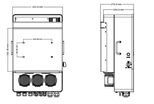Inverter tenaga surya hibrida 10KW - Product Image 3