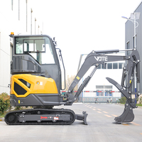 Envío Gratis Mini Excavadora de 3 Toneladas, 2 Toneladas, Motor Ce Euro5 Epa, Pequeña Excavadora de 3.5 Toneladas, Micro Excavadoras con Cucharón