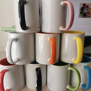 Tazas de Cerámica para Café, Té y Leche, Personalizables con Logotipo, Coloridas por Dentro, de 11 oz, en Varios Colores - Product Image 3