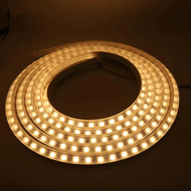 24V Flex IP67 Silicone Tube 16x16 Flexible Neon Dim 0-10V 3000K 6000K LED Wall Washer Light for Outdoor Building Facade Project