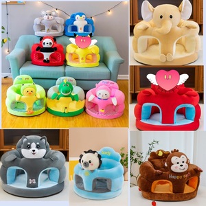 Asiento de Peluche para Bebés que Aprenden <span class=keywords><strong>a</strong></span> Sentarse, Asiento Anti-caídas para Bebés de 4 <span class=keywords><strong>a</strong></span> 12 <span class=keywords><strong>Meses</strong></span>, Asiento de Entrenamiento para Sentarse, Asiento de Sofá para Bebés - Product Image 2