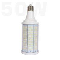 หลอดไฟ LED HID 50W จีนประหยัดพลังงาน E26 E27หลอดไฟ LED ข้าวโพดสำหรับเปลี่ยนไฟโซเดียมความดันสูง