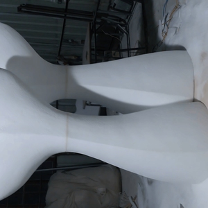 Sợi thủy tinh lớn đầu cá mập oceanarium điêu khắc nhà hàng treo tường trang trí đồ trang trí dạ quang trung tâm mua sắm - Product Image 6