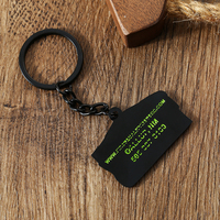 Porte-clés promotionnel personnalisé en métal logo de marque de voiture porte-clés de voiture créatif