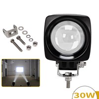 Spot LED moto facile à installer avec câble de commande de commutateur de lentille de projecteur