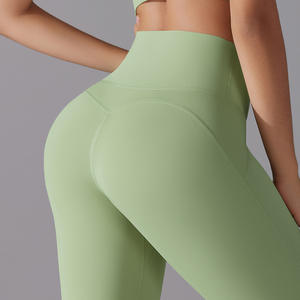 Pantalones de Yoga Elásticos de Cintura Alta Innuera, Leggings Deportivos hasta el Tobillo para Correr y Hacer Ejercicio, Sensación Desnuda en Tono Sólido - Product Image 5