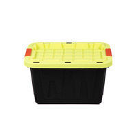 Bacs de rangement robustes de haute qualité de 12 gallons, empilables, verrouillables et emboîtables