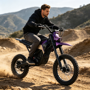 Motocicleta Eléctrica Profesional de Carreras Todoterreno, Resistente al Agua IPX6, Motor de Reducción, Función de Auto Wheelie, Motocross para Adultos - Product Image 1