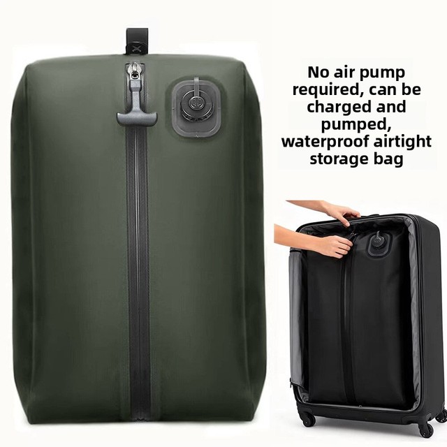 New TPU Luggage Vacuum Compression Backpack Leisure Travel Lightweight Portable Moisture-Proof Waterproof Air-Exhausting Bag