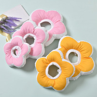 Collier de récupération souple en forme de fleur pour animaux de compagnie, collier conique réglable pour chat et chien, coussin de cou anti-léchage pour après chirurgie