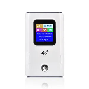 Dispositivo móvel universal mini 4g lte mi-fi, roteador de bolso 4g, modem, cartão sim, em 3 cores, com bateria