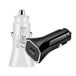 Car Charger Type C 20W PD Fast Charging For Vehicle USB-C <b>Port</b> 12V Input CE FCC Certified - Product Image 4