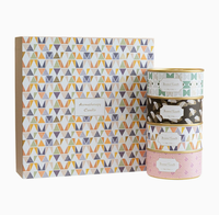 Bougies parfumées artisanales en gros, type boîte métallique créative, pour décoration intérieure, Saint-Valentin et autres fêtes