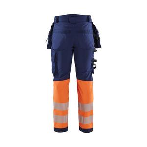 BLAKLADER - 182125138953C156 Pantalon Softshell haute visibilité Bleu marine/Orange-EAN 7330509878620 HI-VIS WORKWEAR - Product Image 2