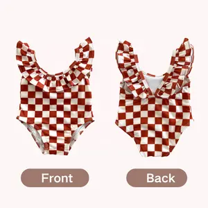 Oem fabbrica estate nuoto Casual pezzo unico per ragazze costume da bagno personalizzato solido Logo 7-16 anni Teen bambino bambini costumi da bagno