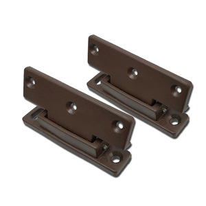 Brown Plastic <b>Spring</b> <b>Hinges</b> 1mm Thickness Surface Mount Cabinet Door Furniture Hardware Durable Modern Design - Product Image 3