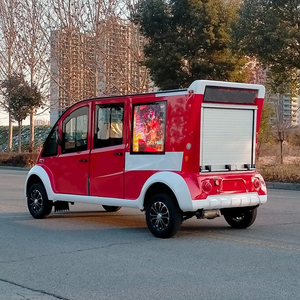 Petit <span class=keywords><strong>camion</strong></span> de pompiers électrique d'intervention d'urgence, 6 places, citerne à eau scellée, haute efficacité - Product Image 3