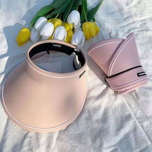 Chapeau de soleil pliable Xj55 UPF50+ à large bord polyvalent pour femme, idéal pour le cyclisme estival, résistant aux UV, cadeaux promotionnels personnalisés - Product Image 5