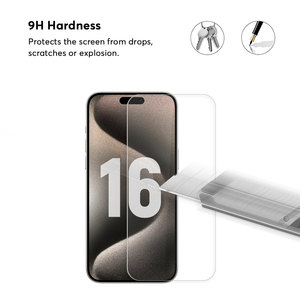 Precio <span class=keywords><strong>de</strong></span> fábrica mejor protector <span class=keywords><strong>de</strong></span> pantalla para iPhone 16 15 14 13 12 11 Pro Max protector <span class=keywords><strong>de</strong></span> pantalla <span class=keywords><strong>de</strong></span> vidrio templado - Product Image 3