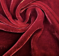 1 Yard de velours coréen de haute qualité 300 g/m², 94 % polyester, 6 % élasthanne, pour vêtements et fournitures de décoration intérieure