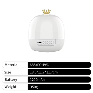 Lámpara de Proyección LED con Forma de Planeta Estrellado, Caja de Música, Luz Nocturna Giratoria, de Plástico, Alimentada por USB - Product Image 5