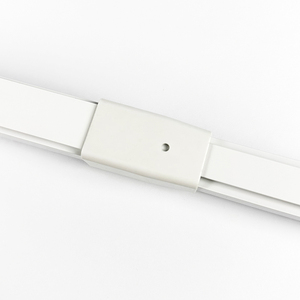 Rail de <span class=keywords><strong>rideau</strong></span> simple réglable en alliage d'aluminium blanc, fixation manuelle au <span class=keywords><strong>plafond</strong></span> pour bureau ou salon, en métal - Product Image 1