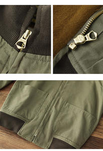 Chaqueta de Invierno para Hombre Estilo Amekaji Americano Vintage Fury - Chaqueta de Trabajo Estilo Béisbol - Product Image 5