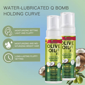 <span class=keywords><strong>Mousse</strong></span> coiffante à l'huile d'olive et <span class=keywords><strong>de</strong></span> noix <span class=keywords><strong>de</strong></span> coco pour un coiffage longue durée et volumineux - Product Image 4
