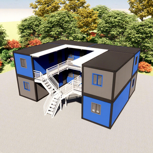 Casas Prefabricadas Tradicionales Económicas con Baño y Cocina, Contenedor Tipo Boxspace para Sitios Mineros, Hechas <span class=keywords><strong>de</strong></span> Acero - Product Image 1