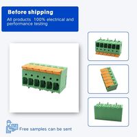 AOSI 7.5mm Bornier à levier à ressort pour PCB DG2206R 41A 600V 24 à 8AWG Connecteur de câble PA94V0 pour contrôle industriel
