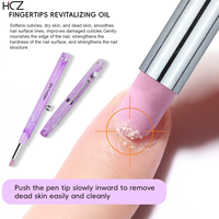 Hechunzi Nail Supplies Violet Marbré Printemps Plastique Interchangeable Brosse Nail Liner Professionnel Fine Line Nail Art Pinceaux