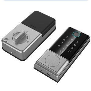 यागु मिनी लघु स्मार्ट लॉक कीलेस एंट्री पासवर्ड इलेक्ट्रॉनिक कार्ड कुंजी एंटी-चोरी लॉक ऑफिस स्वचालित डिजिटल कोड डेडबोल्ट दरवाजा लॉक - Product Image 6