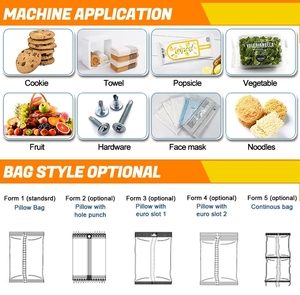 <span class=keywords><strong>Machine</strong></span> automatique multifonctionnelle d'emballage de gaufrettes pour biscuits <span class=keywords><strong>Machine</strong></span> d'emballage de petits gâteaux pour sacs individuels - Product Image 2