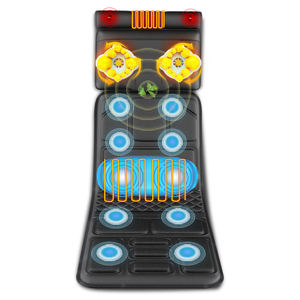 Matelas de Massage complet repliable, 3 en 1, à chauffage automatique, multifonction, coussin de Massage à vibration à infrarouge lointain - Product Image 2