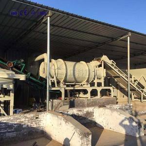 Séchoir à gaz à trois cylindres Slime charbon séchoir à tambour rotatif avec chauffage électrique SUS316L matériel 220V tension - Product Image 2