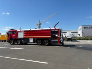 HOWO 8x4 Nouveau type <span class=keywords><strong>camion</strong></span> de pompiers diesel/véhicule de sauvetage d'urgence, équipé d'un dispositif de pompage diesel - Product Image 6