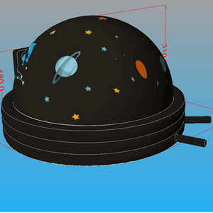 Tente gonflable de camping de salle de cinéma de plante cinéma privé de tente gonflable de film d'étoile - Product Image 3