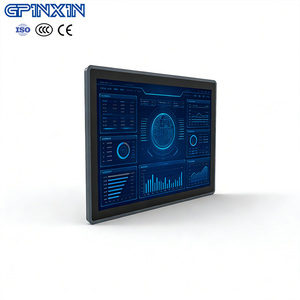 Ordinateur tout-en-un industriel 10,4~21,5 pouces RS232 intégré/monté au mur, étanche IPX3 IP65, processeur I3 I5, écran tactile capacitif - Product Image 1