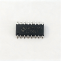 Microcontrôleur tactile CMS79F723 MCU 8 bits RISC 8 Ko MTP 16 MHz SOP16 avec détection tactile capacitif, large plage de tension 1,8-5,5 V, 14 GPIO