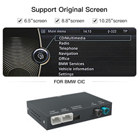 Autoabc Wireless Carplay Interface Prend En Charge La Vidéo Android Auto Mirrorlink pour BMW MINI NBT CIC ID5 ID4 Sans Fil Bluetooth