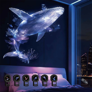 Romanti Plug <strong>and</strong> Display Usb Interior Butterfly Whale Ocean Shape Atmosphere Car Ceiling Romantic Led <strong>Star</strong> Light - Product Image 2