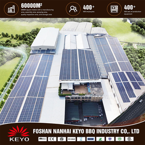 Accessoires pour barbecue, panier de barbecue en acier inoxydable avec poignée en bois pour barbecue au charbon de bois en plein air - Durable - Product Image 3