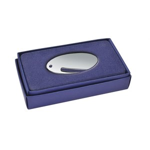 Apribottiglie ovale classico 43x85 mm con lama in metallo e foro per portachiavi - Product Image 2